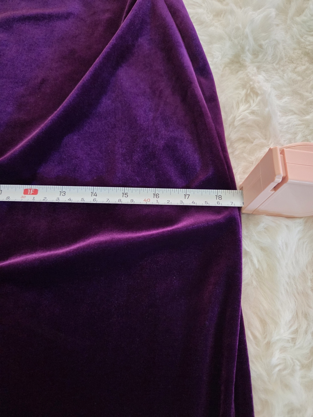 90s Whimigoth Deep Purple Velvet Maxi Worthimgton Dress - Picture 8 of 11